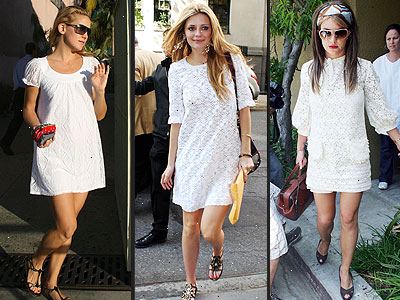 Hvordan til at bære hvide kjoler. Vælg en nuance af hvid, der passer til din hud tone.