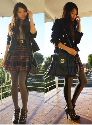 Sådan ser godt ud i en skoleuniform (piger). Køb den grundlæggende uniform.