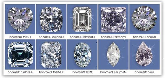 Hvordan til at vælge en diamant. Pick den rigtige form.