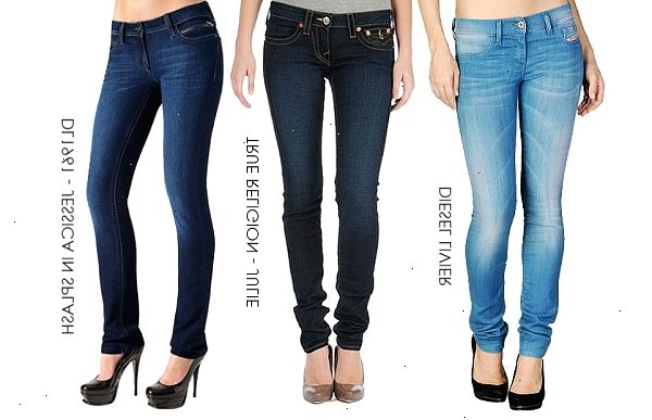 Sådan ser godt ud i jeans (kvinder). Køb jeans, der er din størrelse.