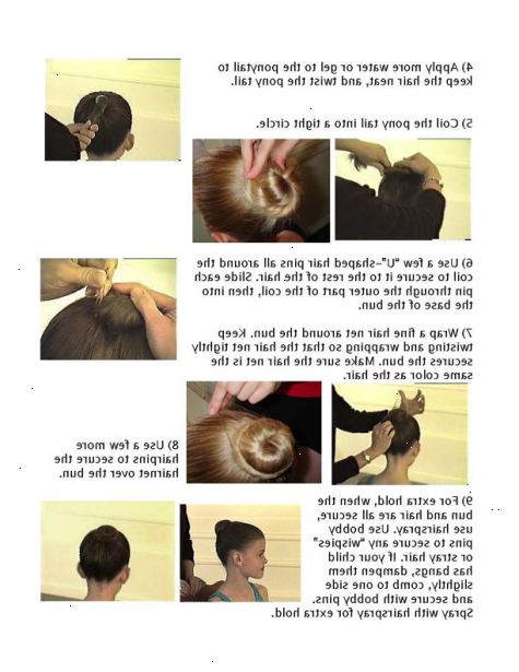 Hvordan man laver en bolle. Tørre dit hår grundigt.