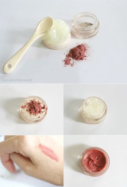 Hvordan laver lip gloss med vaseline. Få en lille skål og bland en god vinsmagning smag såsom kool-aid pulver eller fødevarearoma.
