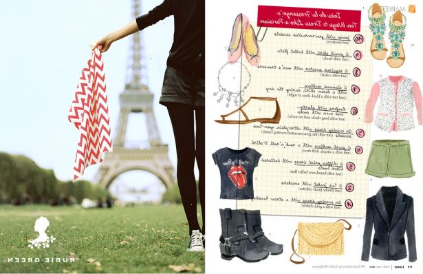 Hvordan til at klæde parisisk chic. Bær flatterende basics.